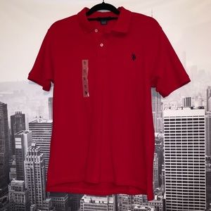 FINAL SALE! Polo Boy Red Collared Shirt